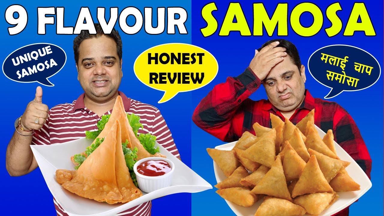 9 Unique Samosa in Delhi WORTH OR NOT  ? Chaap Samosa ! Delhi Street Food ! Indian Food Vlog