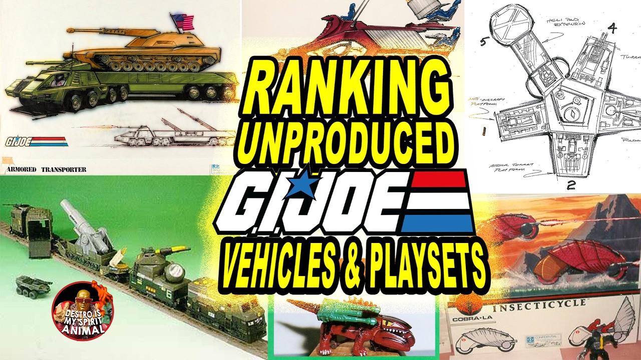 Unproduced GI Joe Vehicles & Playsets RANKED!