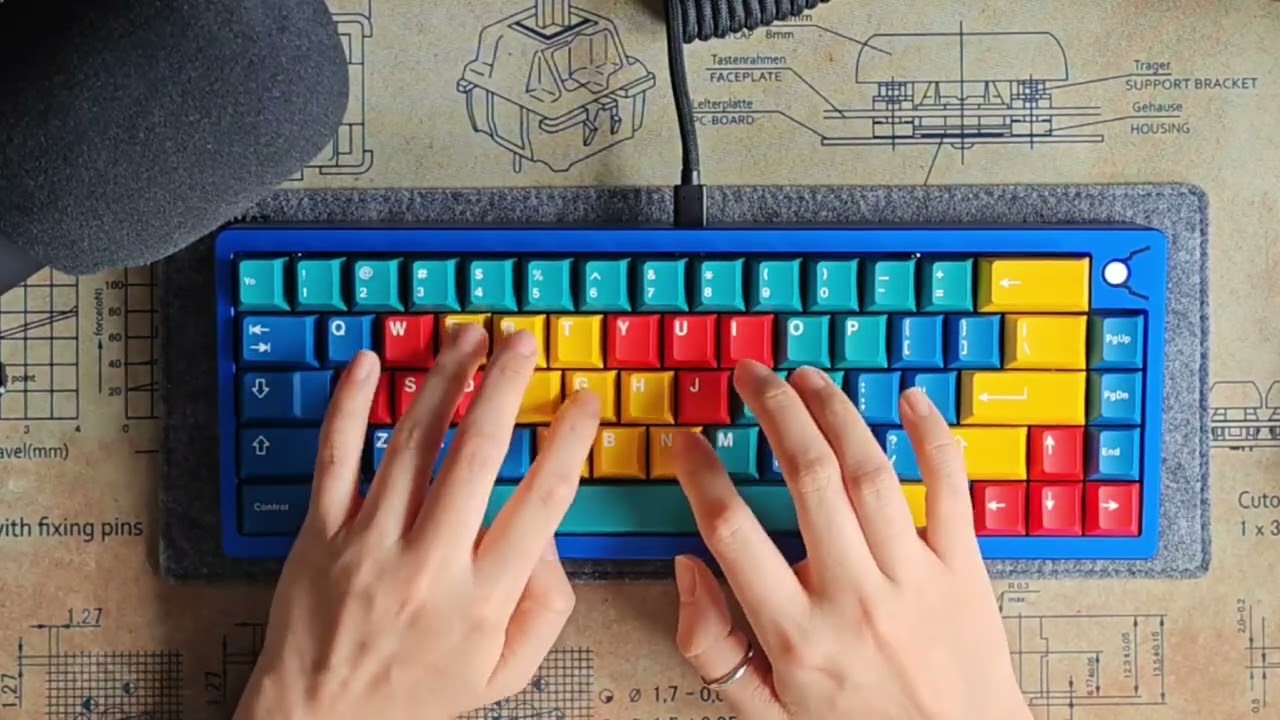 Kalam Kyohaku Sound Test | Alu plate | Cherry MX Black