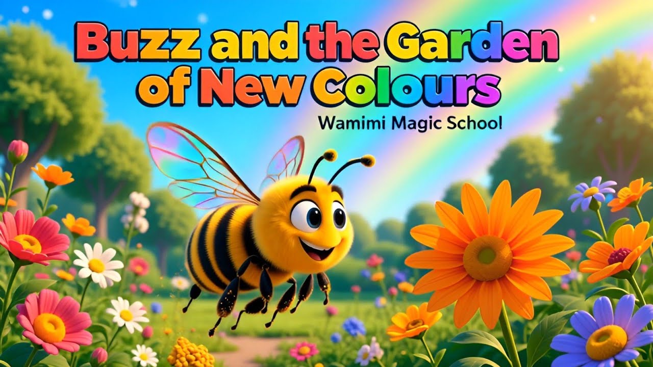 Buzz and the garden of NEW COLOURS