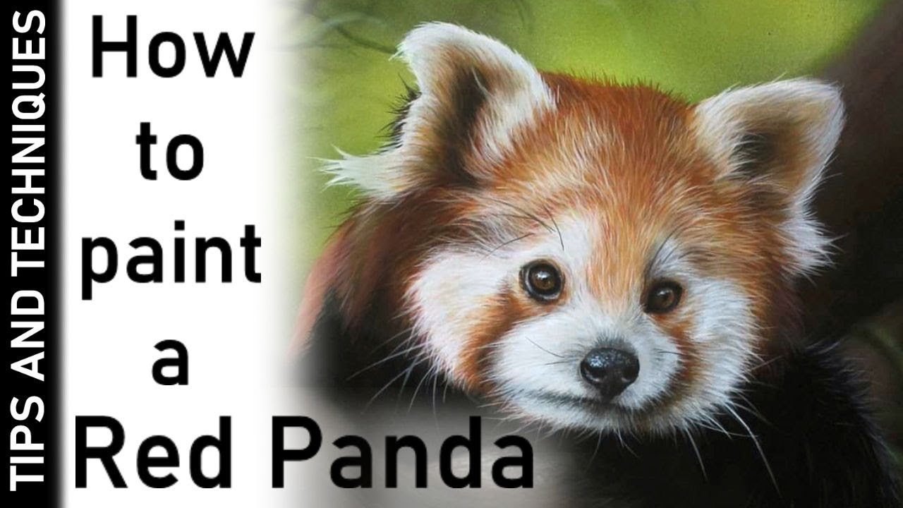 PAINTING A RED PANDA IN ACRYLICS