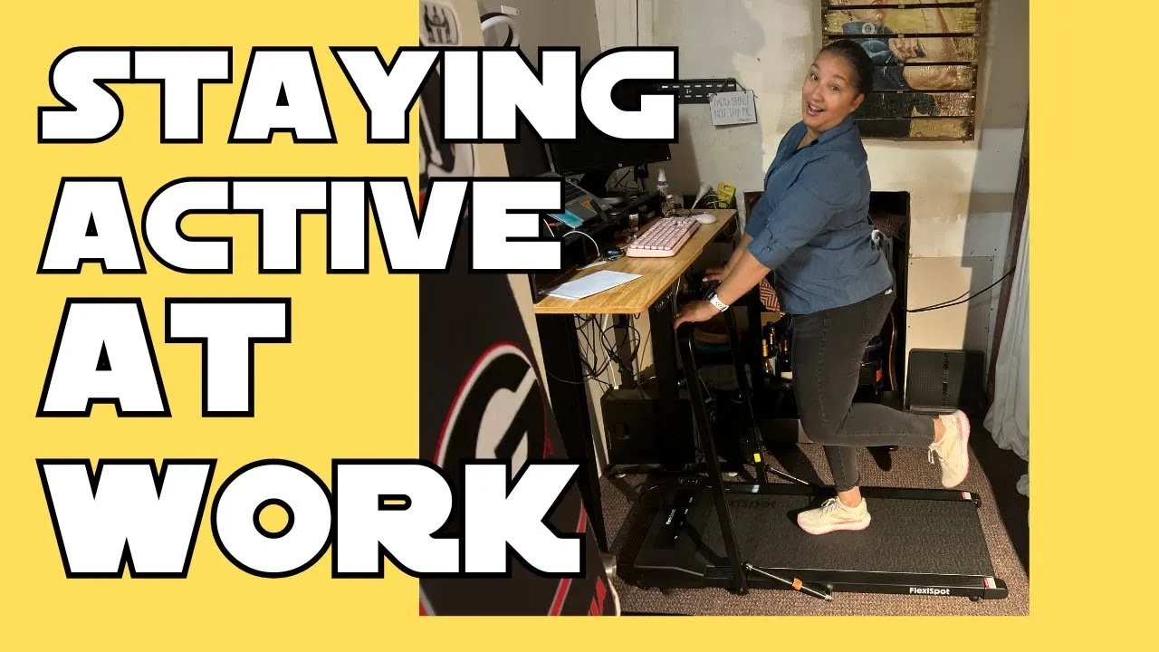 Here's How I Started Being More Active While Working From Home | FlexiSpot 2-in-1 Walking Treadmill