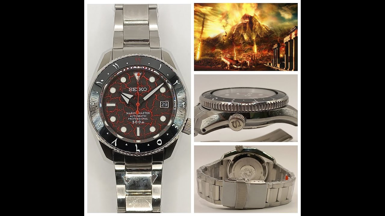 SEIKO SPB - Vesuvius (Mod.) Шикарный Корпус+Переклейка Накладки на Безель