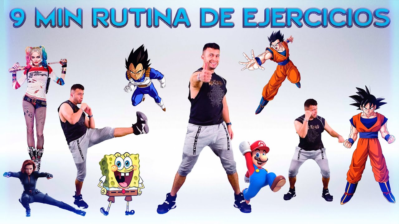 Rutina de EJERCICIOS para Niñas y Niños en 9 minutos