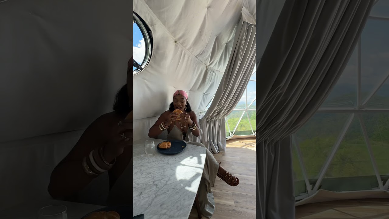 First time Glamping! #glamping #getaway #northcarolina