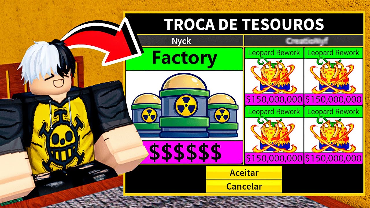 OQ OFERECEM NAS FRUTAS DA FACTORY do BLOX FRUITS!!