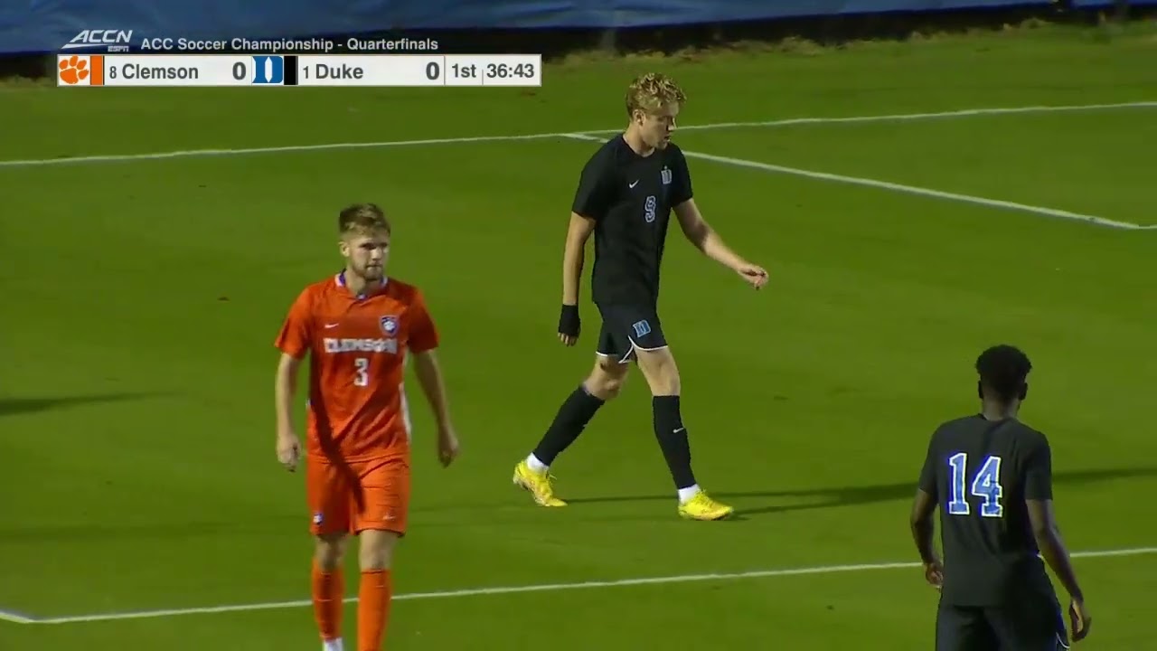 Duke Blue Devils vs Clemson Tigers 2022.11.06 / NCAA Soccer Men´s