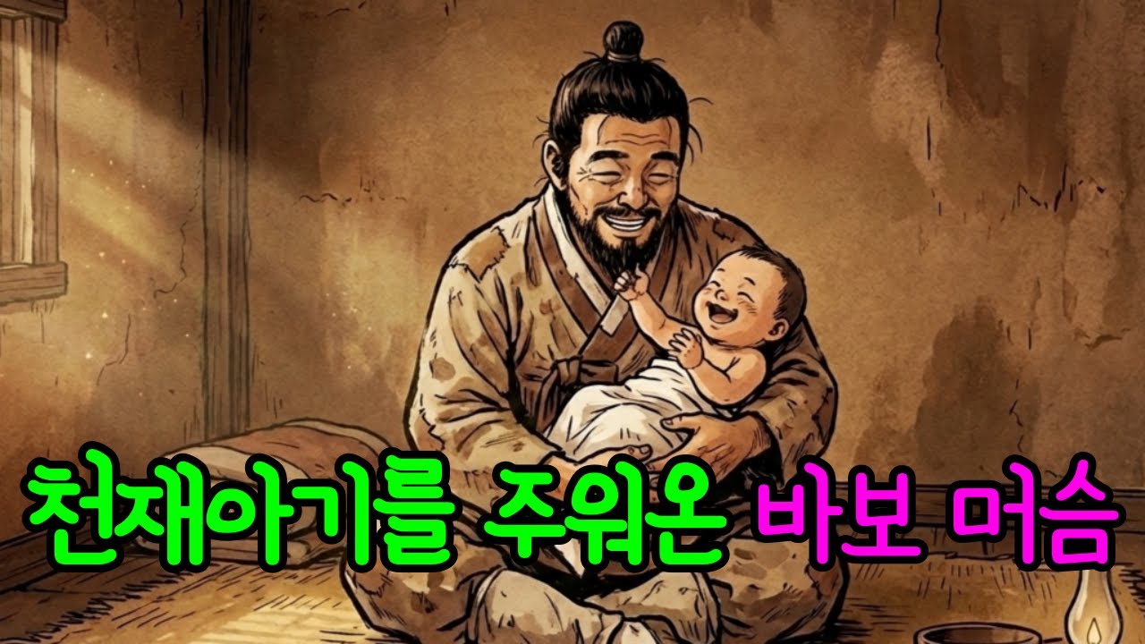 천재아기를 주워온 바보머슴 | 야담 민담 전설 설화 옛날이야기 수면동화 사연
