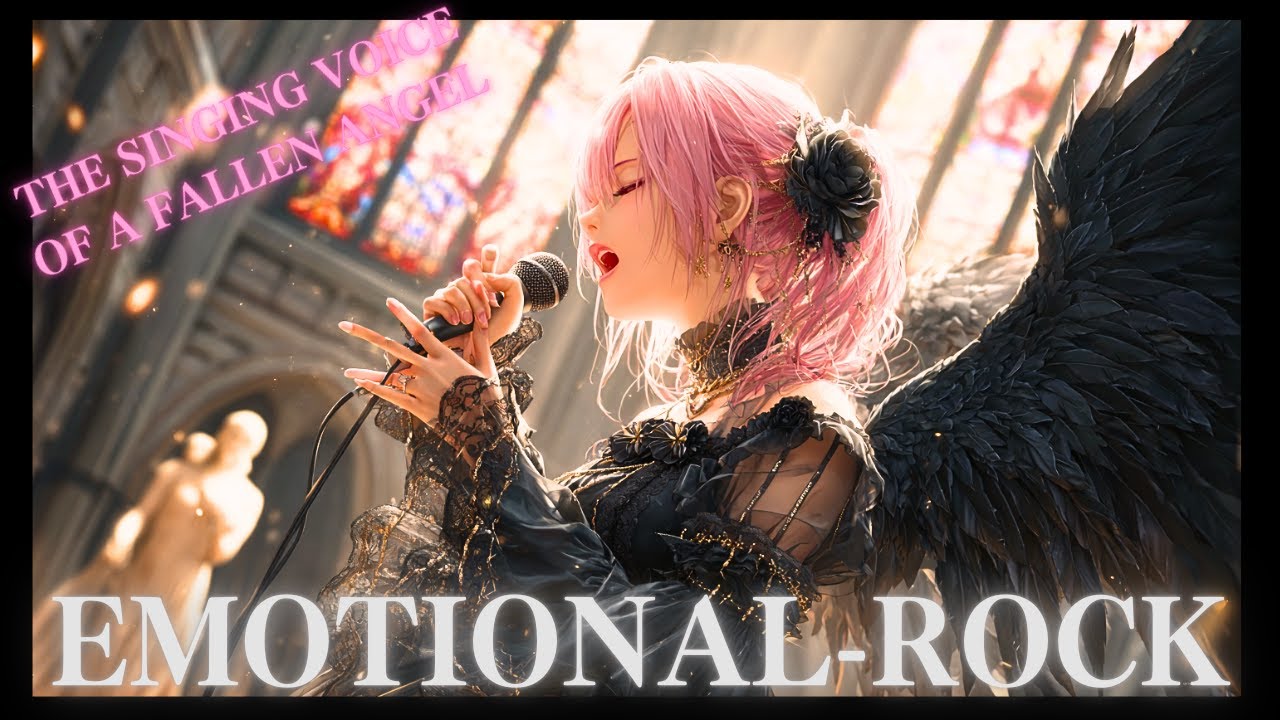 【重低音】心に響くエモーショナル・ロック- The Singing Voice of a Fallen Angel-Soft Rock Collection for Focus & Drive