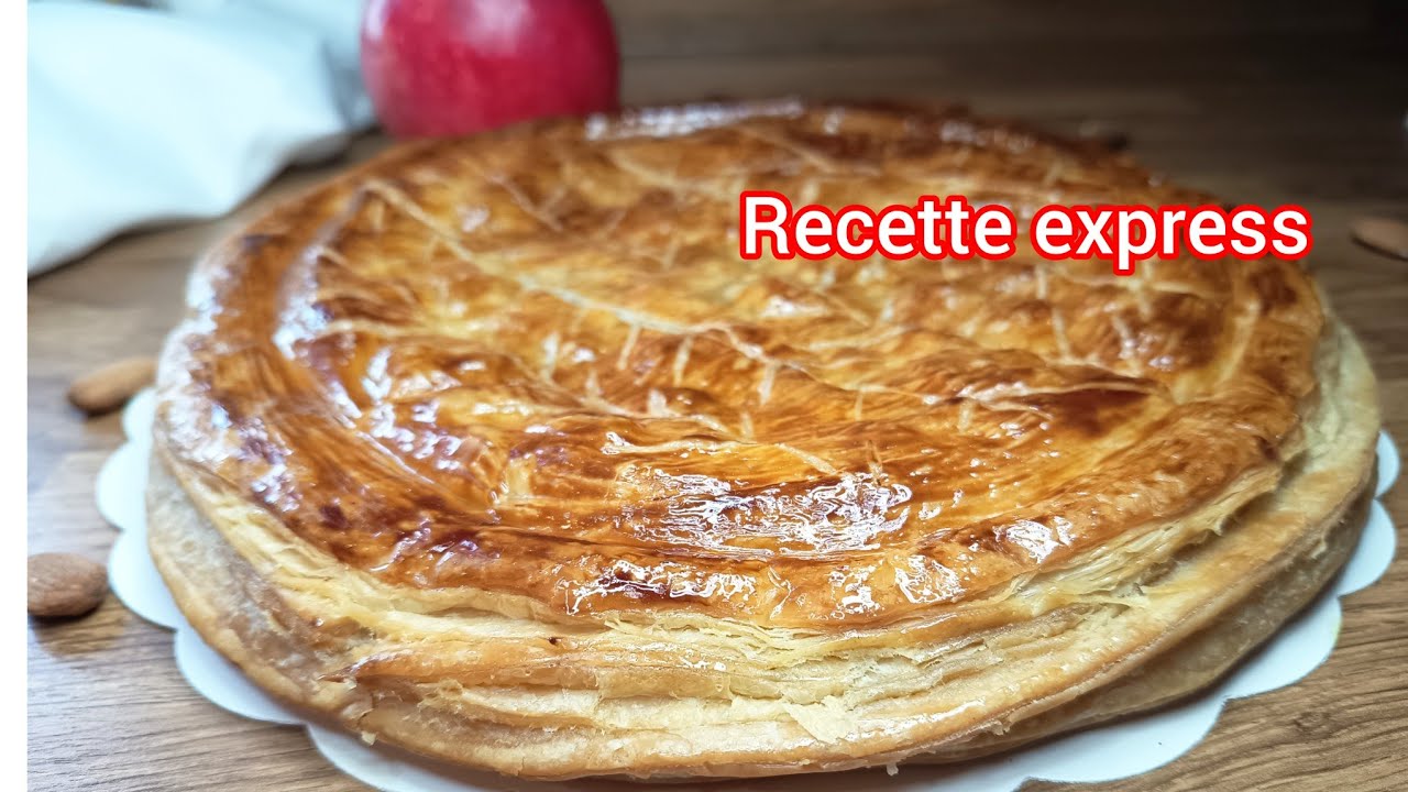  Galette des rois facile et rapide pomme amande | Pâte feuilletée du commerce