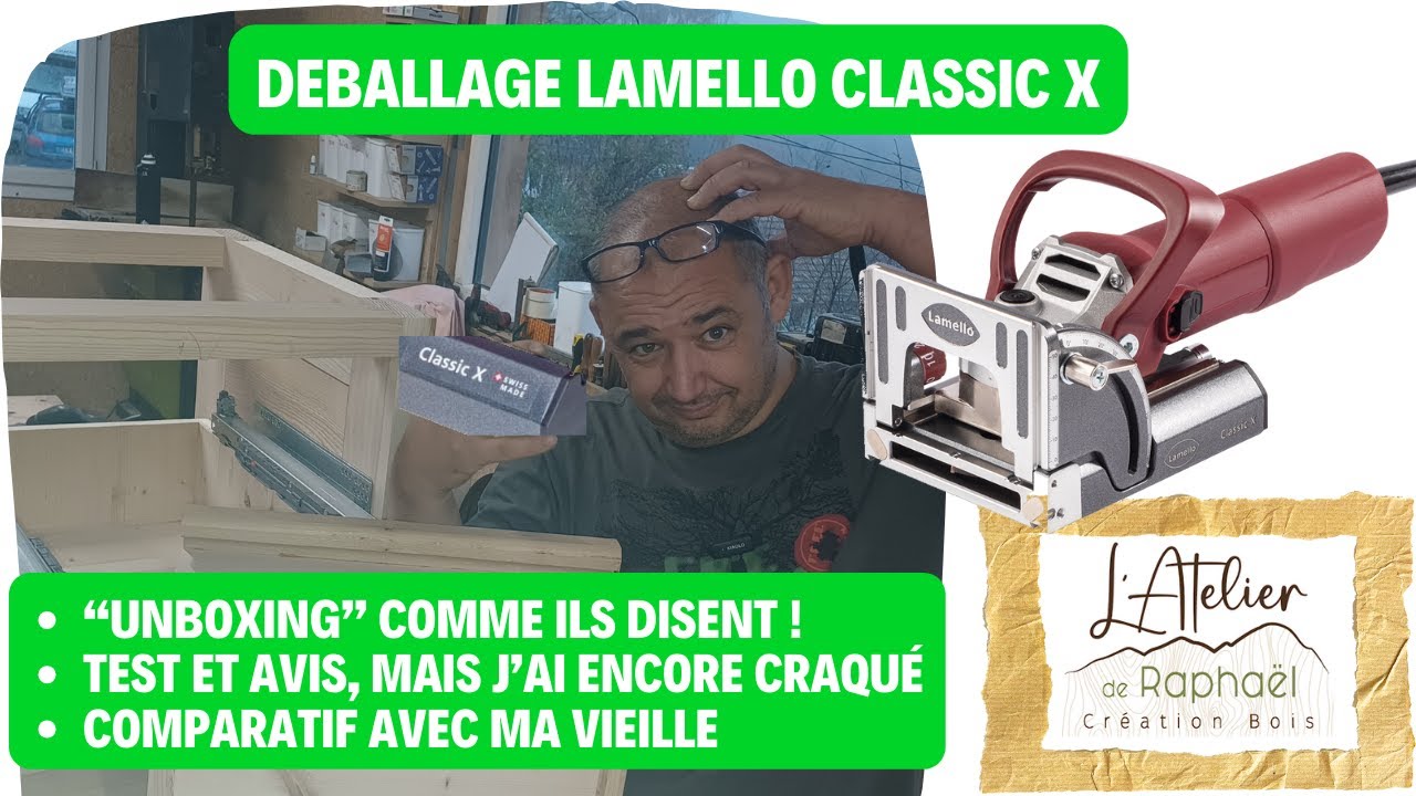 Déballage de la Lamello classic x