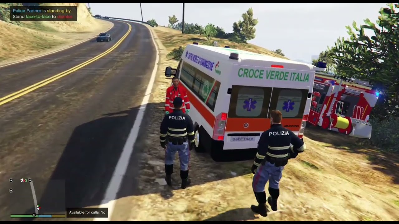 LSPDFR ITA GTA V - Incidente stradalr