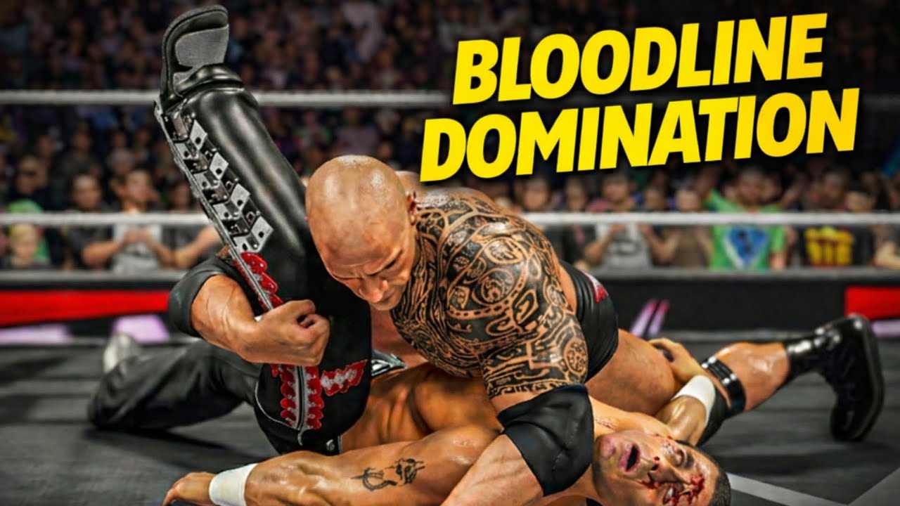 WWE 2K25 Bloodline vs Legends 😱 6 Man Elimination Match | PS5 Pro 4K60FPS