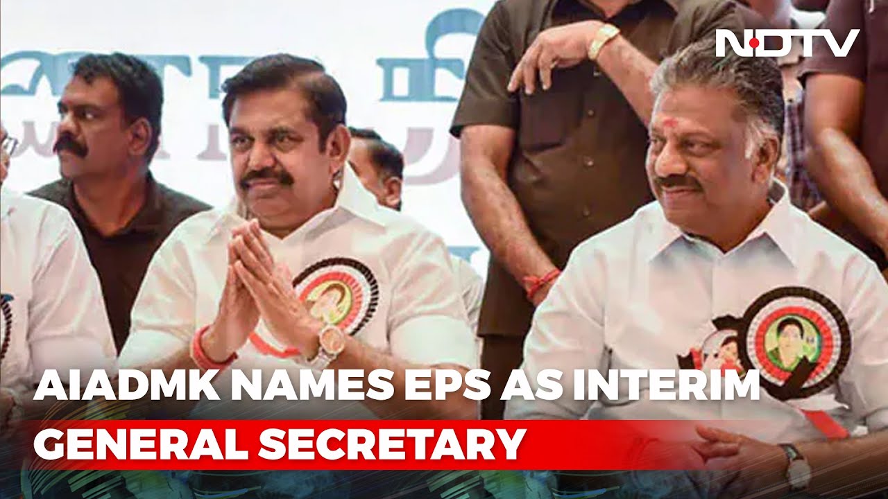 AIADMK Tussle: EPS Is New Boss, Rival OPS Expelled