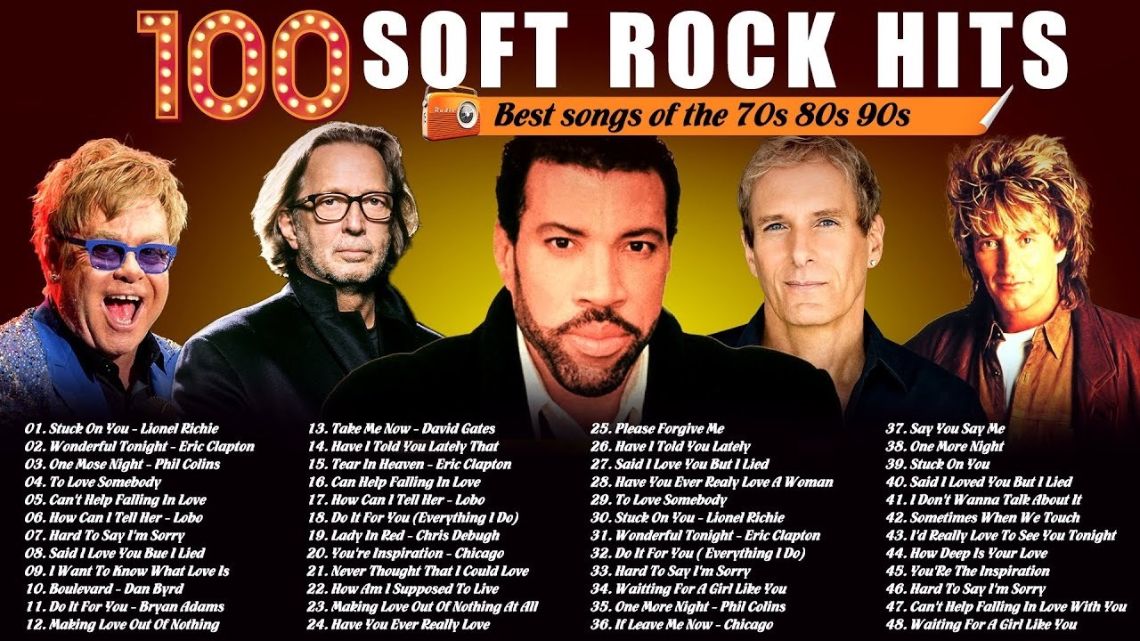 Soft Rock Love Songs 70s 80s 90s | Lionel Richie, Rod Stewart, Bee Gees, Elton John, Air Supply