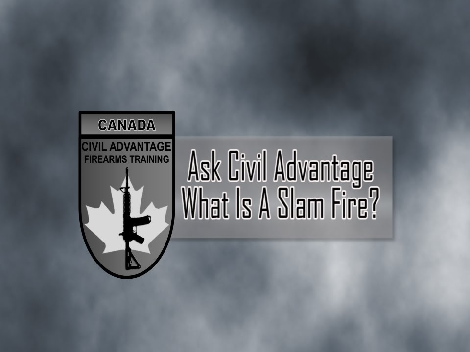 Ask CA - What Is A Slam Fire? SKS Example