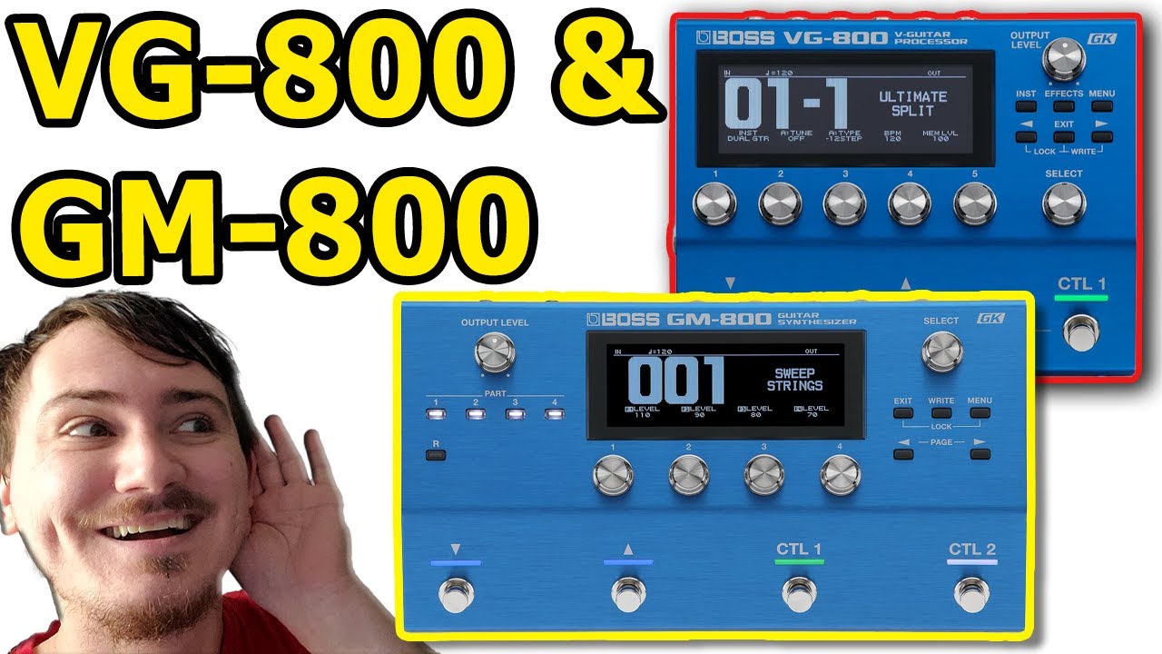Boss VG-800 and GM-800 COMBINED, VG800 & GM800 Synth Tones