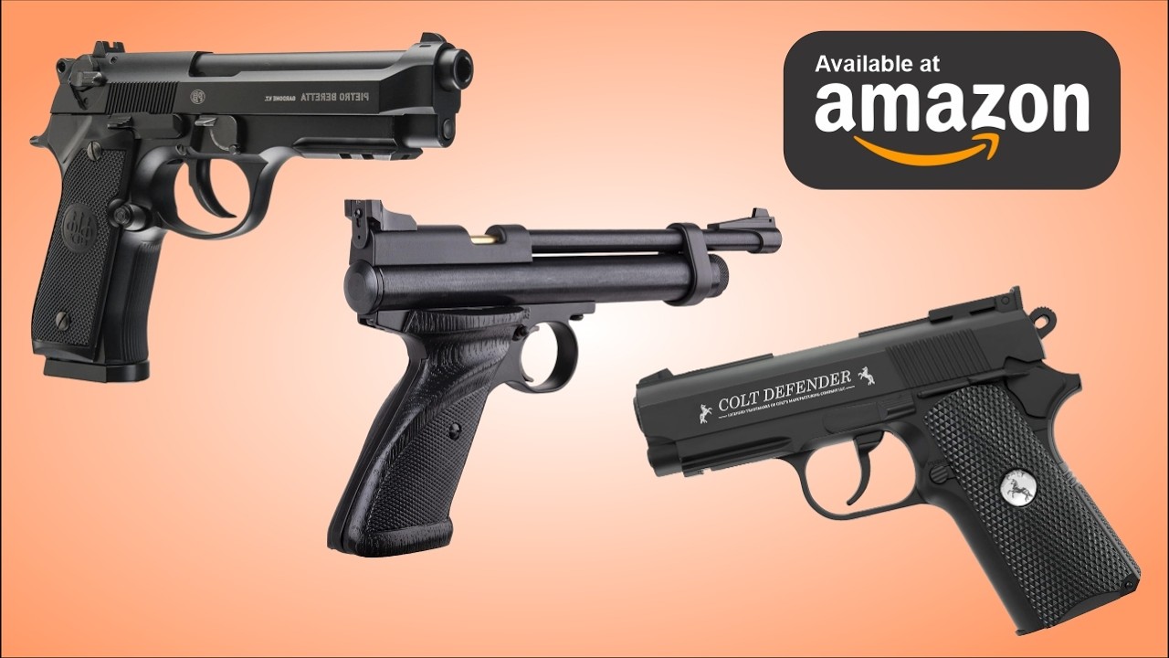 10 Pistolas de Aire Comprimido M&aacute;s Realistas Disponibles en Amazon en 2025