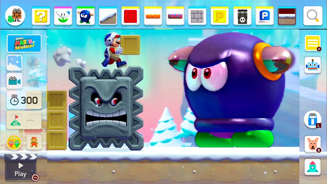 Super Mario Maker 2 - Course Maker Experiment!