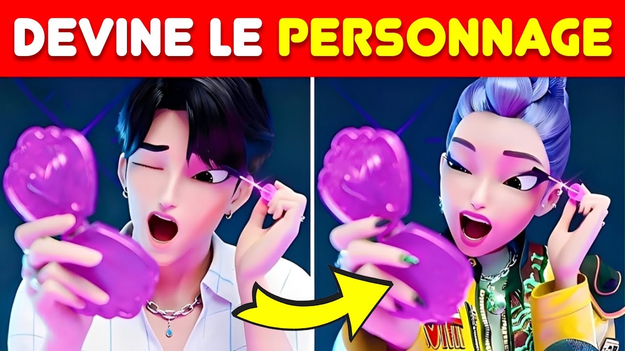 Devinez qui était le personnage original avant le SWAP 🔍 Spécial KPOP DEMON HUNTERS🎵😍