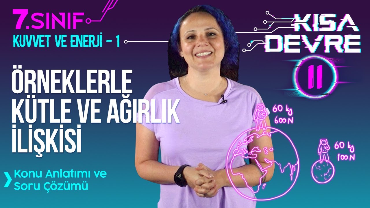 Kütle ve Ağırlık İlişkisi: 7. Sınıf Fen 3. Ünite Konu Anlatımı ve Soru Çözümü (Kuvvet ve Enerji) #11