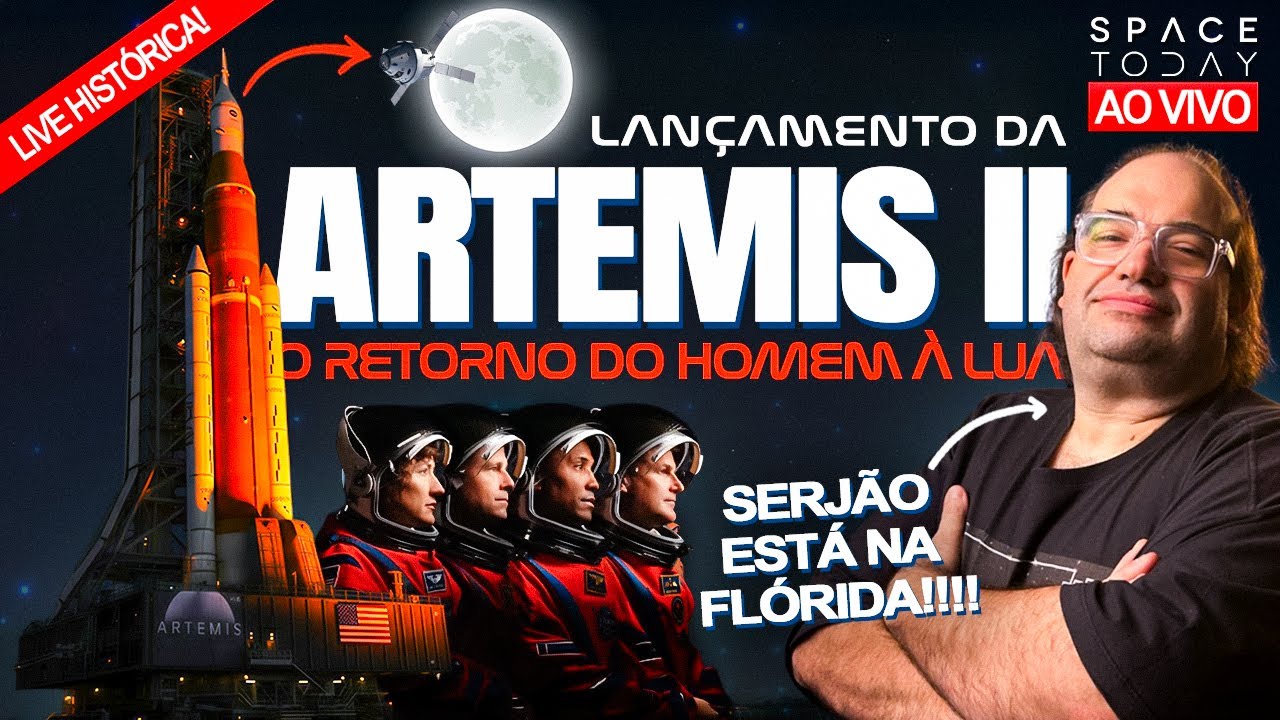 O 1º LANÇAMENTO TRIPULADO PARA LUA DESDE 1972!!! | Artemis II