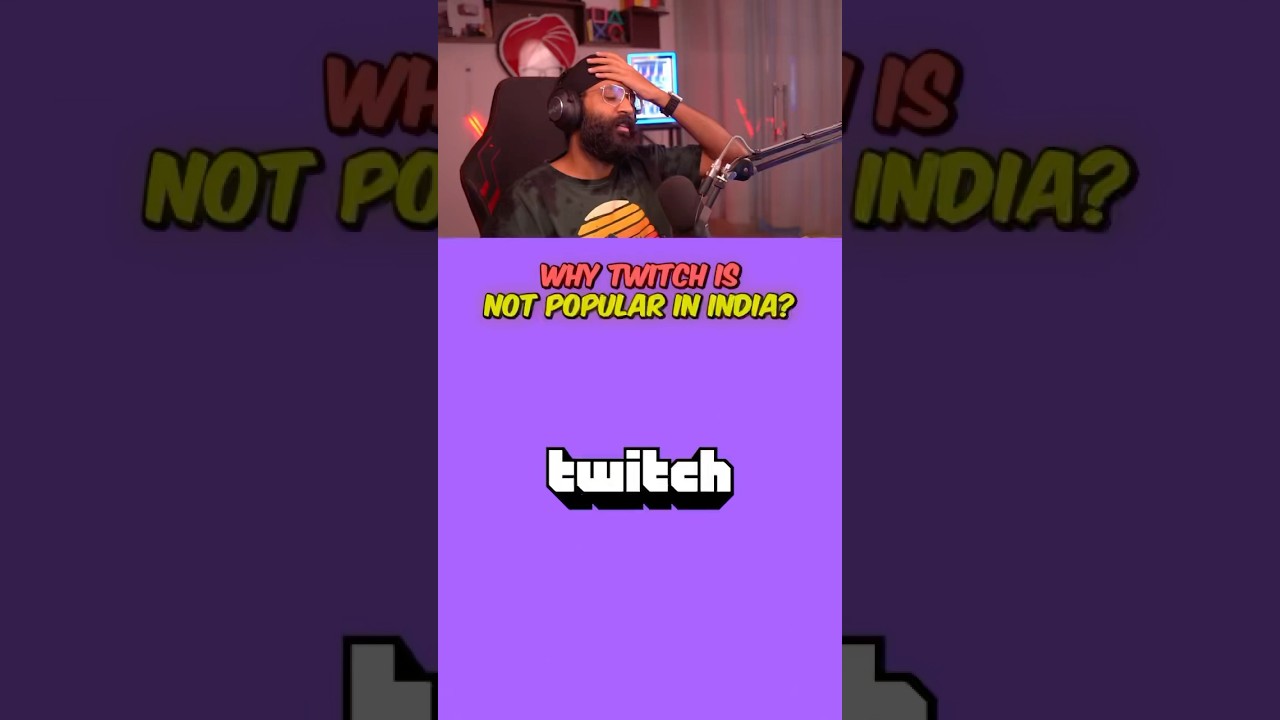 Почему Twitch не популярен в Индии? #twitch #sikhwarrior #taxgaming