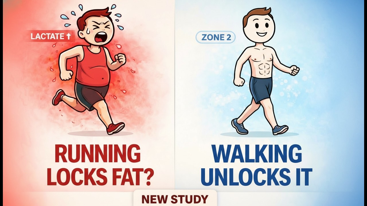 Why Running Might Be Blocking Your Fat Loss (Zone 2 Walking Explained)