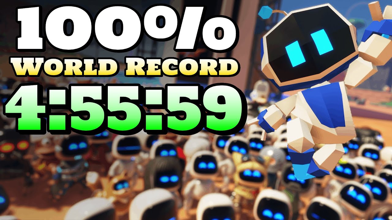 [World Record] ASTRO BOT 100% Speedrun in 4:55:59