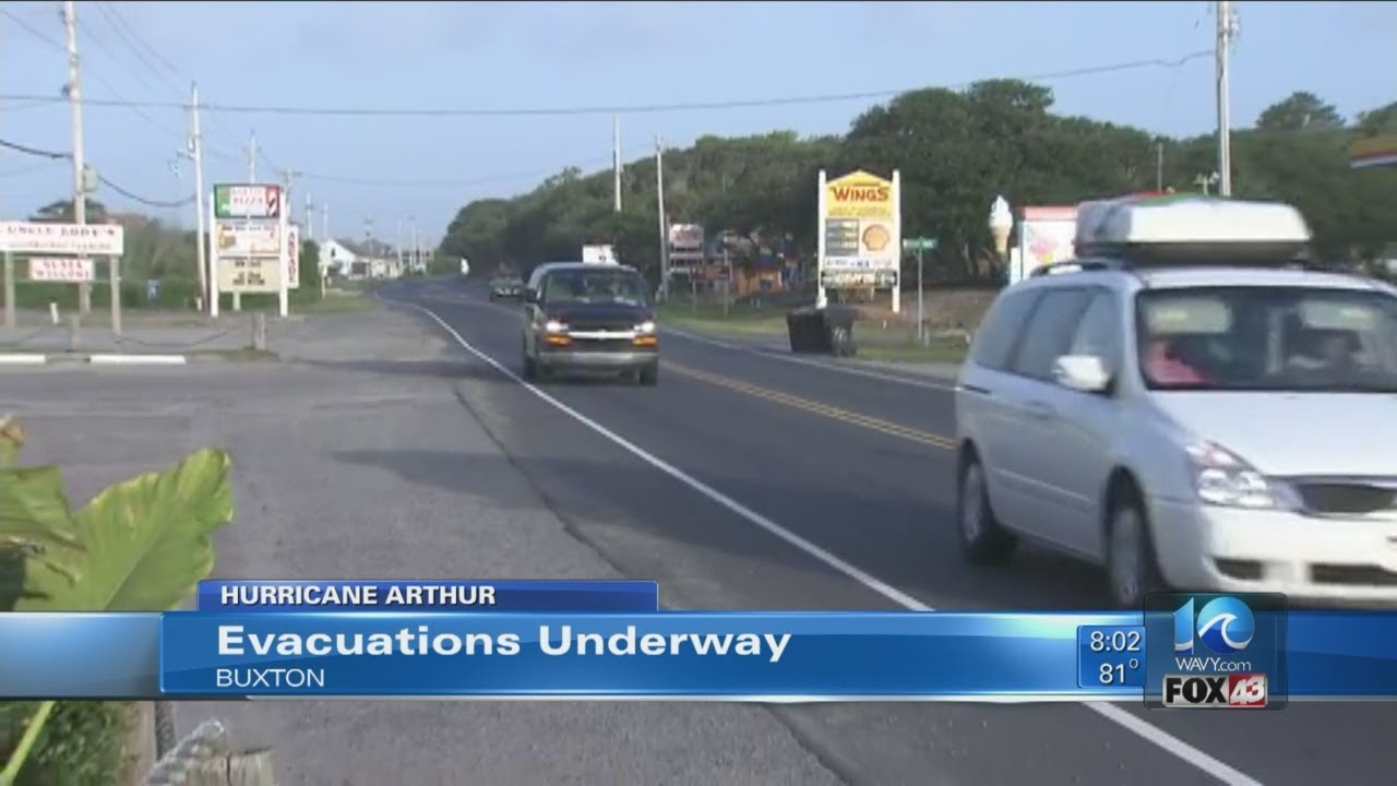 Jason Marks reports on mandatory evacuations in Buxton