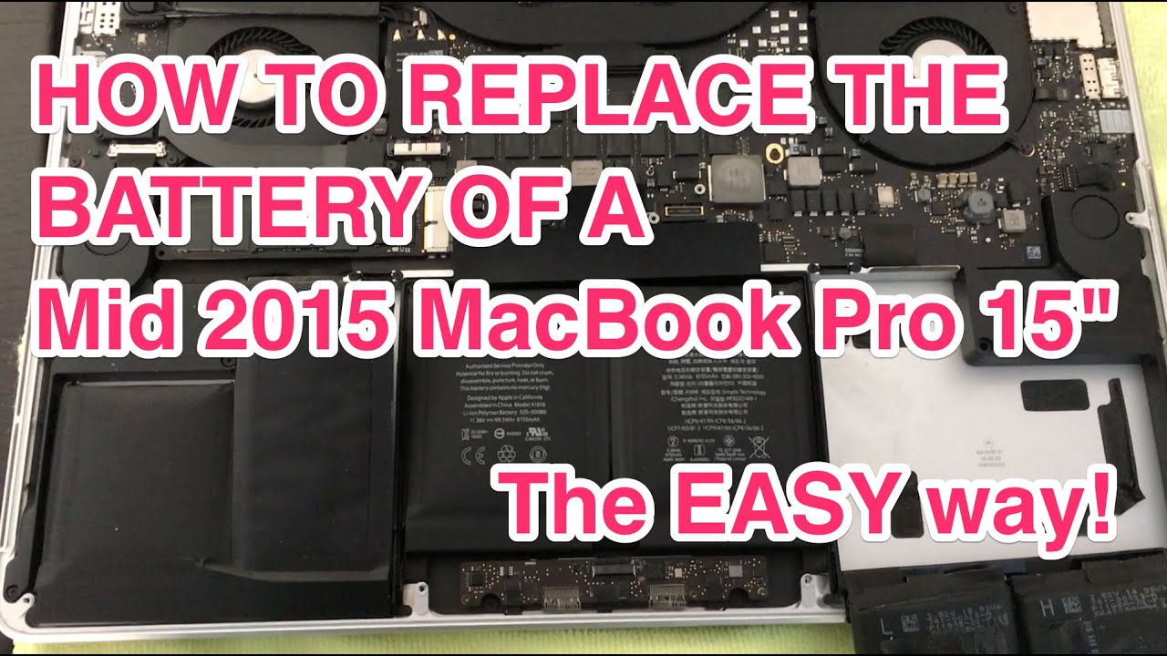 Mid 2015 MacBook Pro Retina Battery Replacement 15