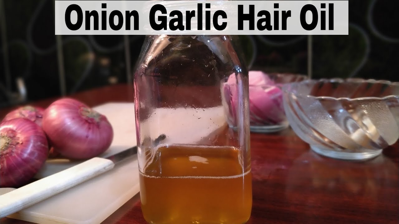 ONION AND GARLIC Hair oil for faster hair growth and prevent Hair fall