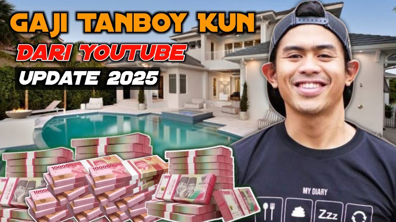 Gaji Tanboy Kun Dari YouTube💸 Terbaru 2025