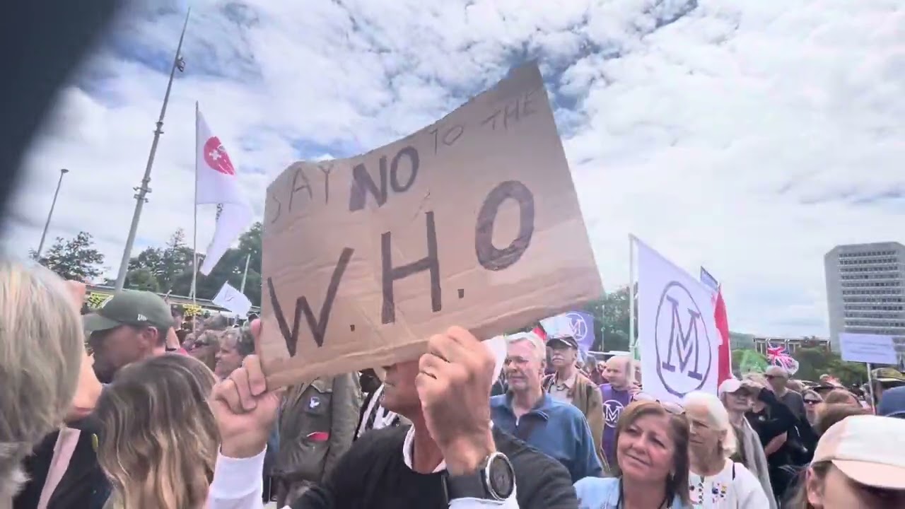 1. Juni 2024 live aus Genf von der Demo gegen den WHO Pakt 🔔🇨🇭🔔 6. Teil