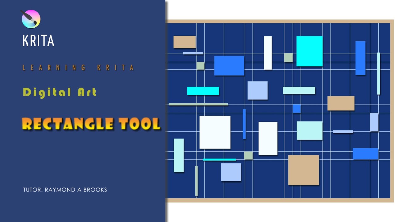 Krita: Rectangle Tool Demonstration
