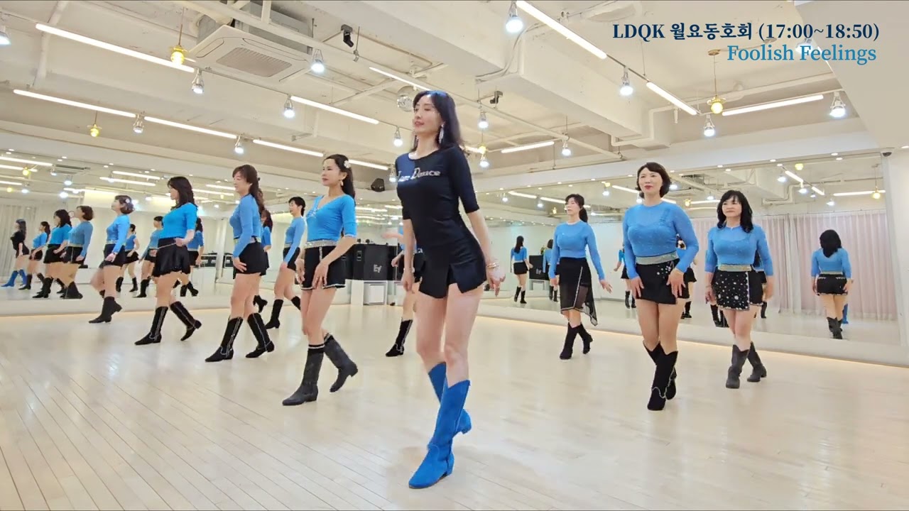 Foolish Feelings Line Dance l Intermediate l 풀리쉬 필링즈 라인댄스 l Linedancequeen l Junghye Yoon