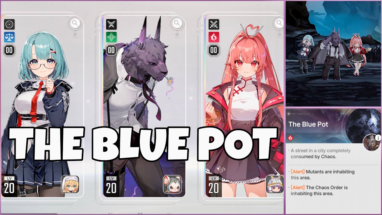 Chaos Zero Nightmare | Mei Lin, Hugo & Mika | The Blue Pot Full Walkthrough 💜