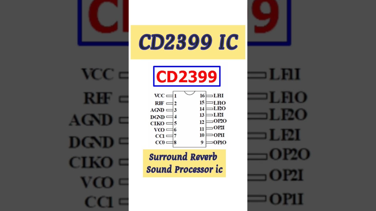 CD2399 IC PINOUT 