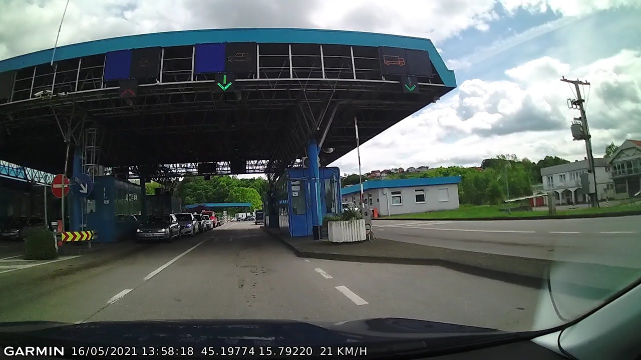 DRIVE #1500: Zagreb (Croatia)-Velika Kladuša (Bosnia and Herz.) (timelapse 4x) *Read Description*