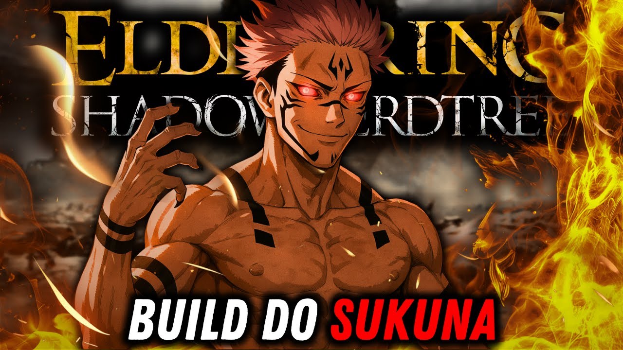 ELDEN RING COM O FEITICEIRO MAIS FORTE! BUILD DO SUKUNA DE JUJUTSU KAISEN!