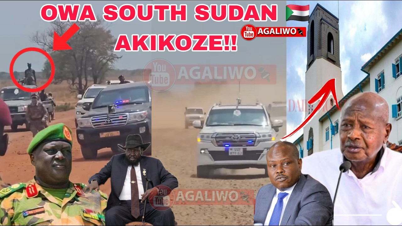 E SOUTH SUDAN BAKIKOZE. PRESIDENT MUSEVENI AGUDDE MU BINTU NEERA. E MAKERERE BABAGUDDEMU