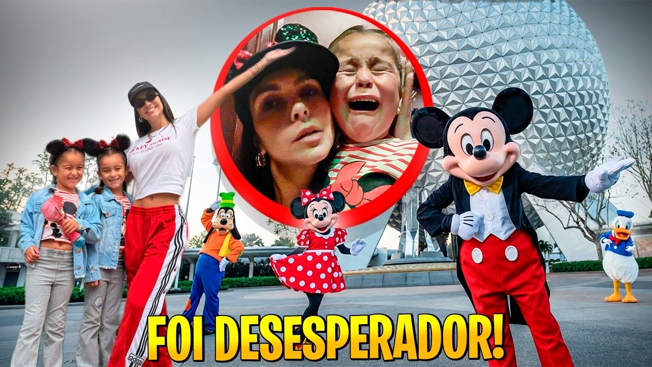 PERDEMOS NOSSA FILHA NO EPCOT. 😰😫 | *dia tenso na Disney*
