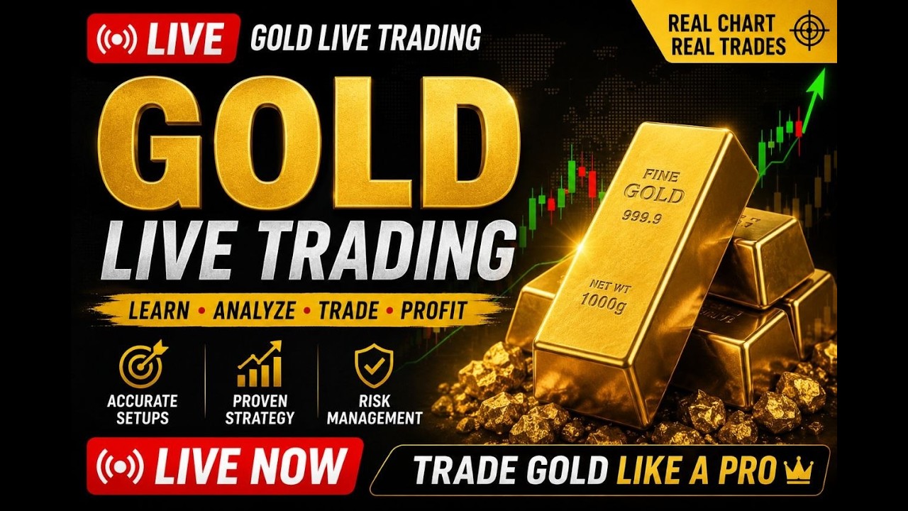 🔴 LIVE | Gold & Bitcoin Live Chart Analysis | Price Action | RK Trader Forex