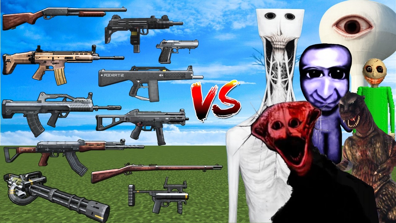 what TaCZ Gun is the strongest against All New Creepypasta?