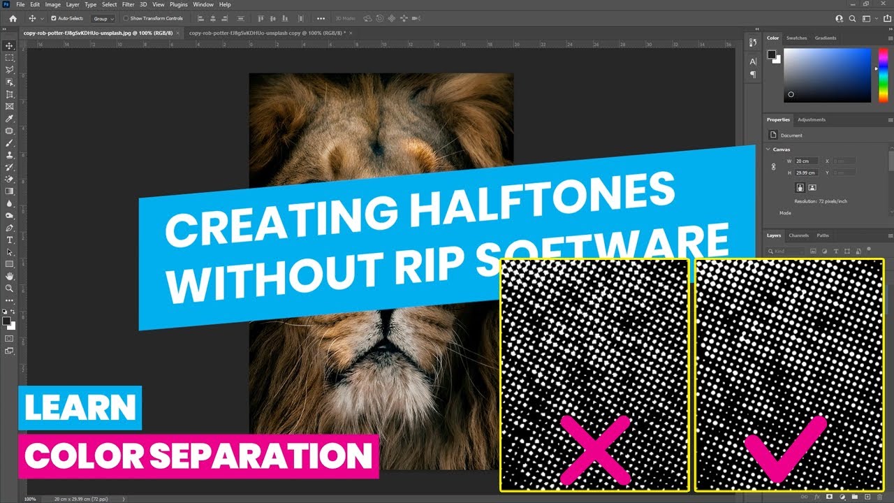 How to Create Halftones in Photoshop for Screen Printing Without Using Rip Software