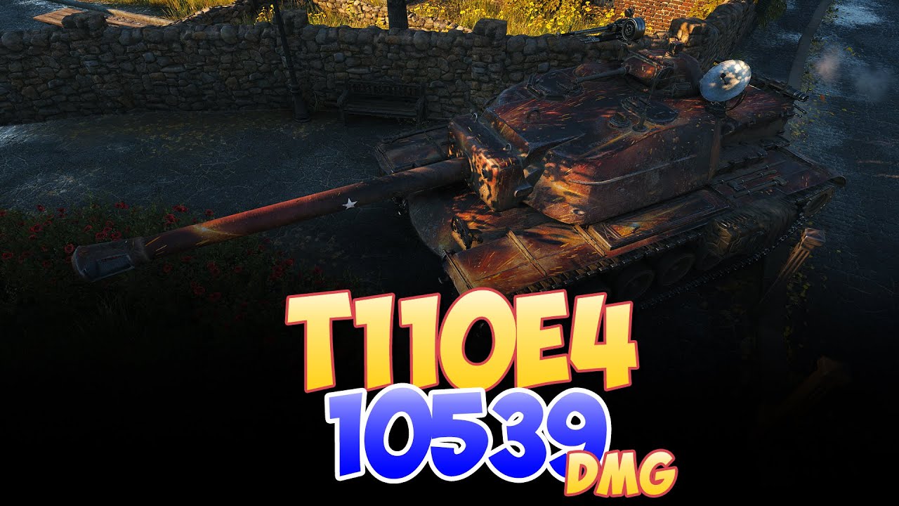 T110E4 - 4 Фрагов 10.5K Урона • Мир Танков
