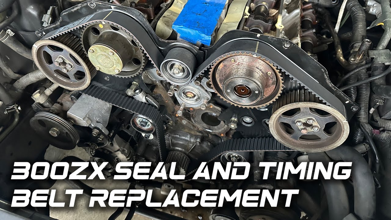 300zx Z32 Cam/Crank Seal and Timing Belt replacement! | 120k Service DIY Part 3