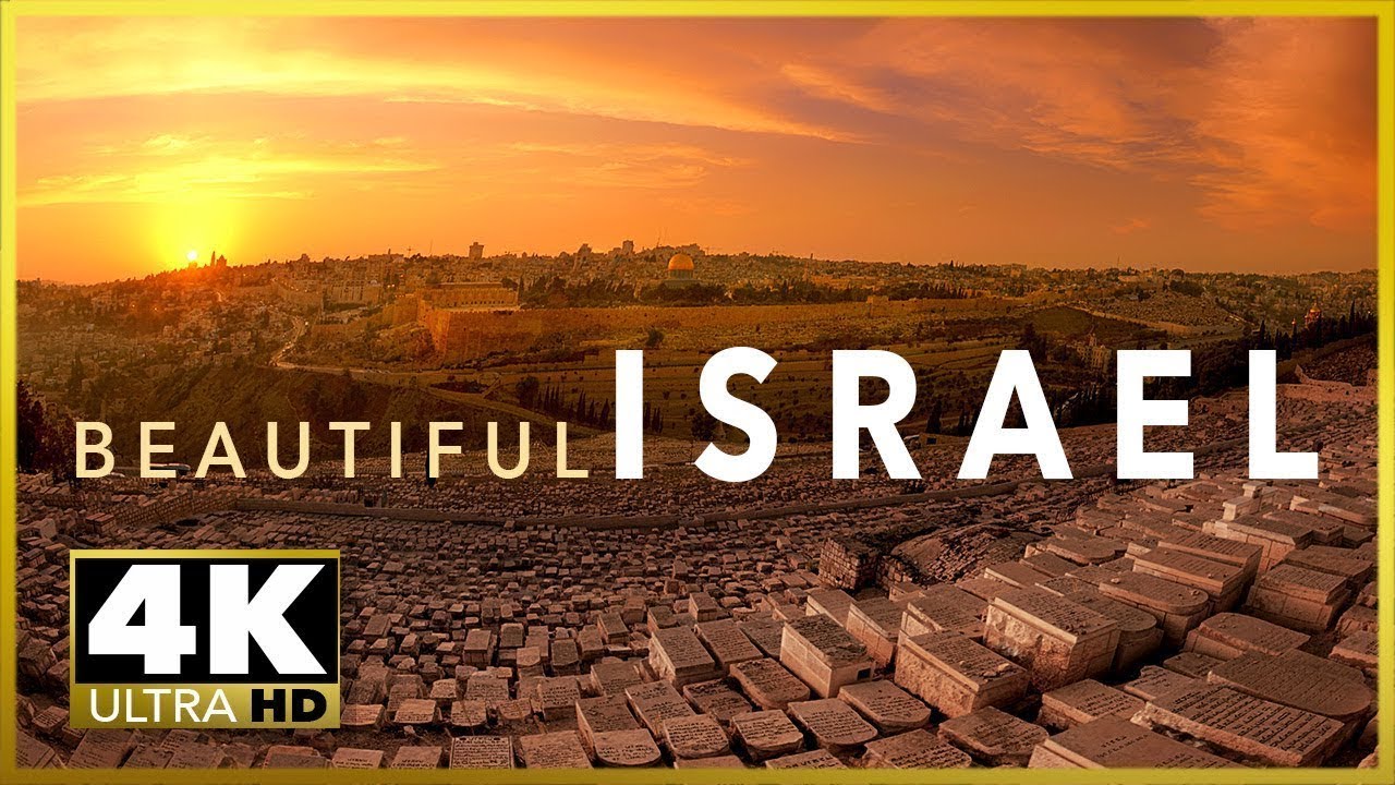 BEAUTIFUL ISRAEL & MUSIC - Best Holy Land 4K UHD Sample Video Footage Demo with Relaxing Music