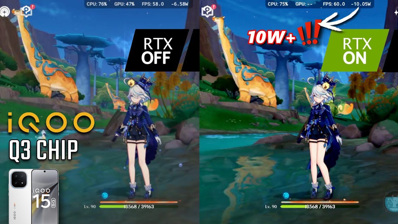 iQOO 15 Genshin Impact Ray Tracing Test - Q3 Super Computing Chip vs OnePlus 15 120 FPS 🎮