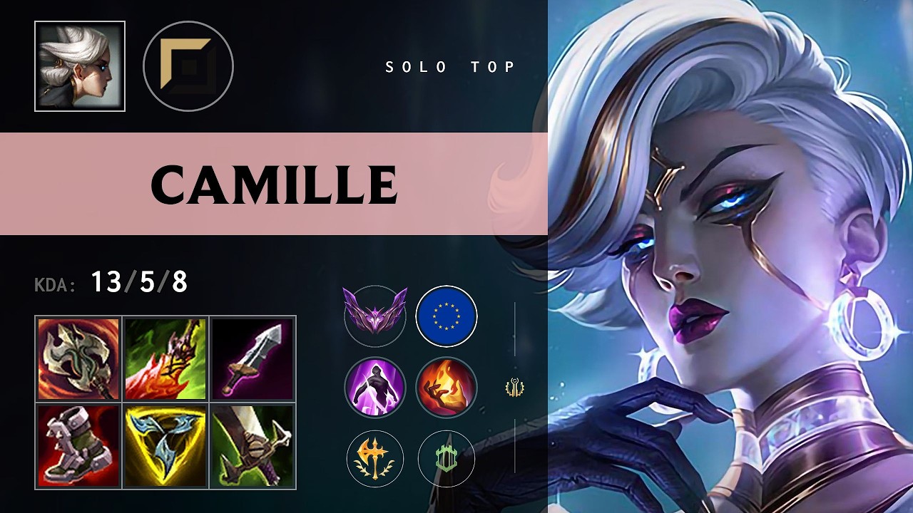 Camille Top против Irelia (Taxvig) &mdash; EUW Master Патч 26.11